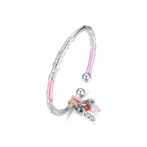 WINY 999 Fine Silver Bangles Women's