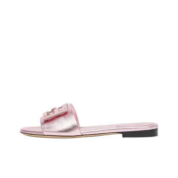FENDI Baguette Slide Slippers Women's Pink