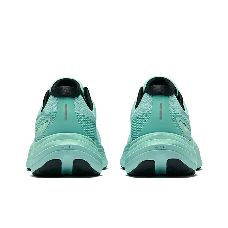 Erke Smocking Cushioning Rebound Low Top Training Running Shoes Men's Green-3