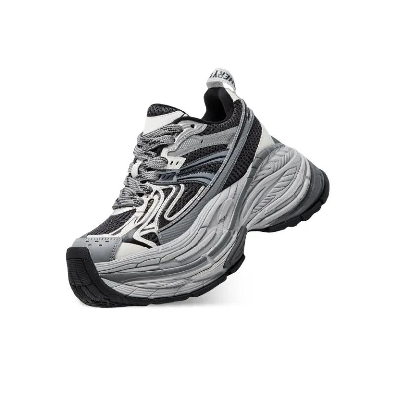CHERYKALLY Alien Encounter Cushioned Wear Resistant Breathable Height Increasing Low Top Chunky Sneakers Women's-7