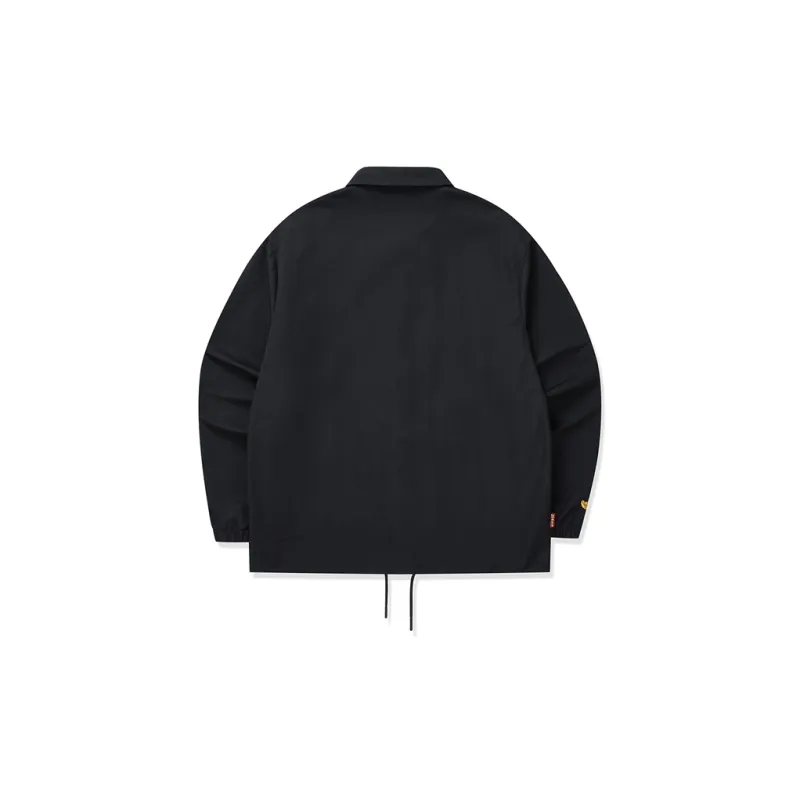 Erke x QIZAILIANMING Life Collection Jacket Men's Jet Black-1