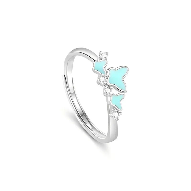 YINGNIXINDONG 925 Sterling Silver Rings Unisex-6