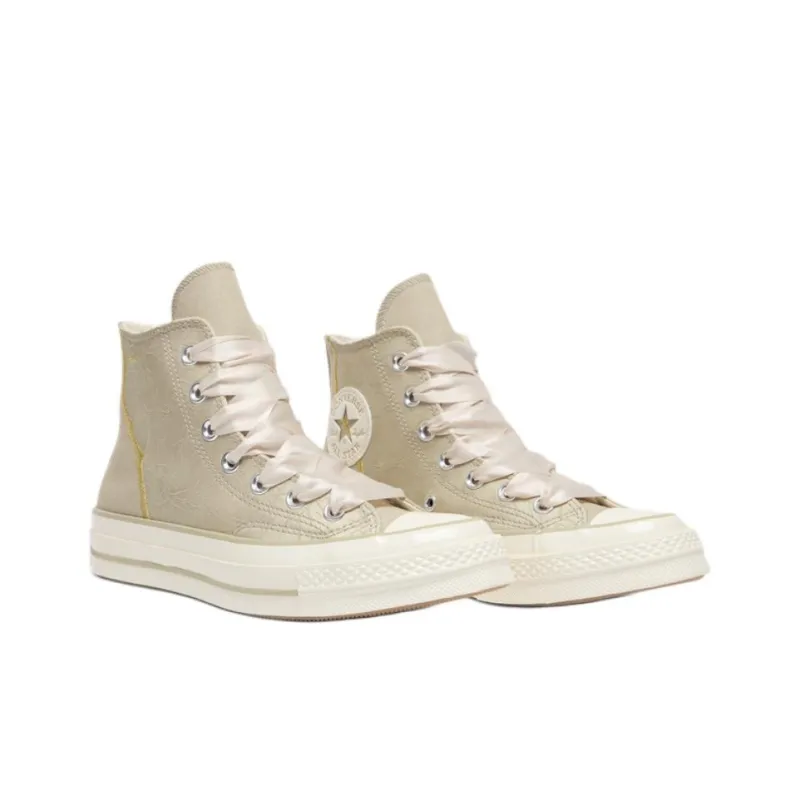 Converse 1970s Wear Resistant Slip Resistant High Top Skateboard Shoes Unisex Green-2