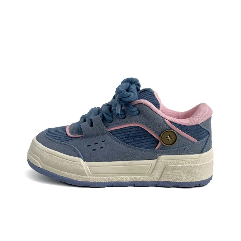 Than Than Me Slip-Resistant Low-Top Skateboard Shoes Women's-11