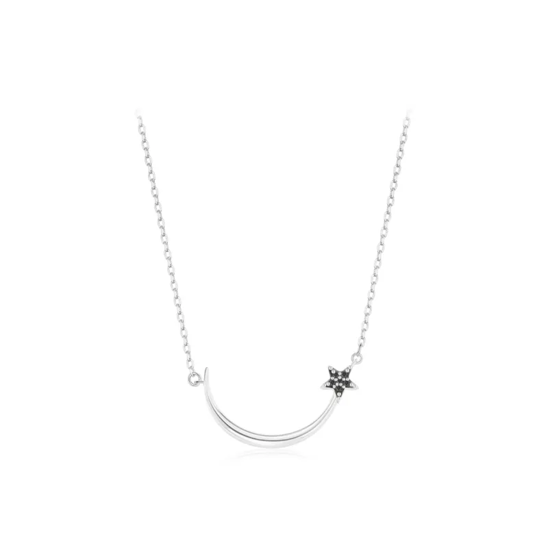 PRETTY DIARY S925 Silver Necklaces Women's-0