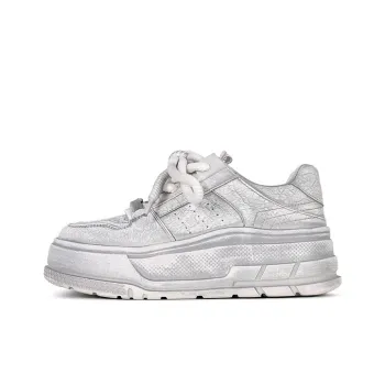 Uncle's House Low Top Casual Shoes Women's White Gray