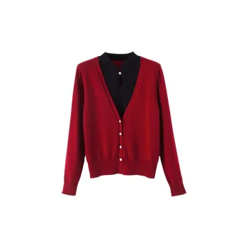Late White Knitwear Women's Red