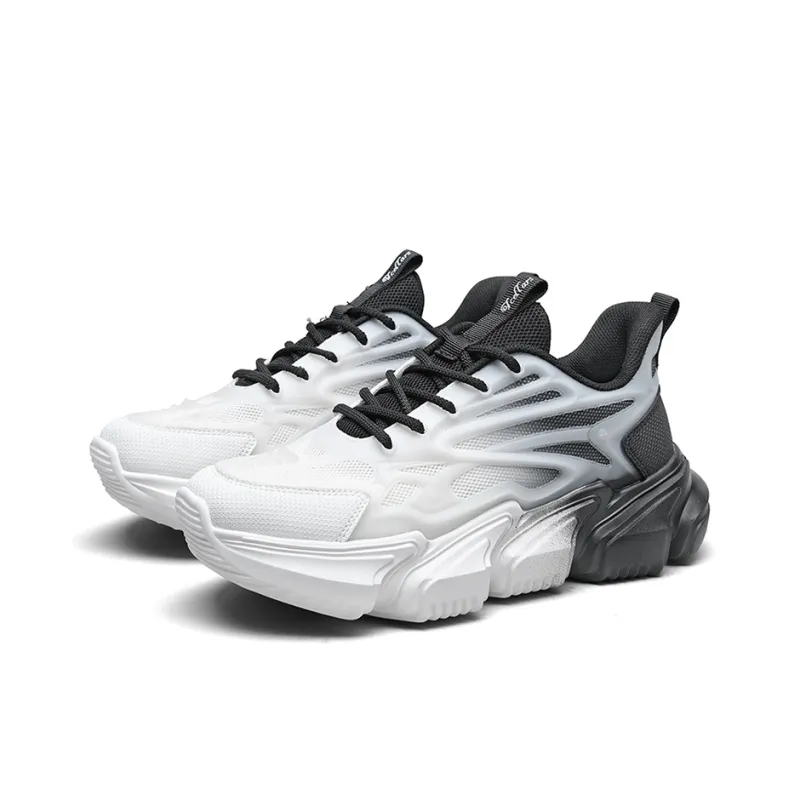 TCELLARS Slip Resistant, Abrasion Resistant, Lightweight, Height Increasing Low Top Chunky Sneakers Men's-3