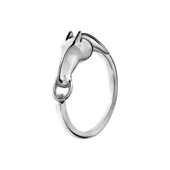 HERMES Sterling Silver Bracelets Men's Silver