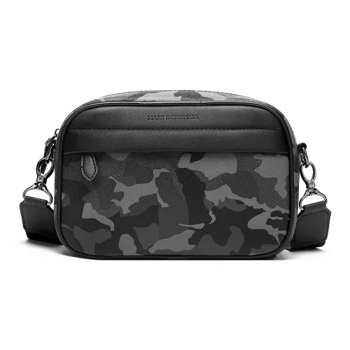 FAIRWHALE Synthetic Leather Small Square Bag Sling Bag Crossbody Bag Shoulder Bag Regular Men's Camouflage