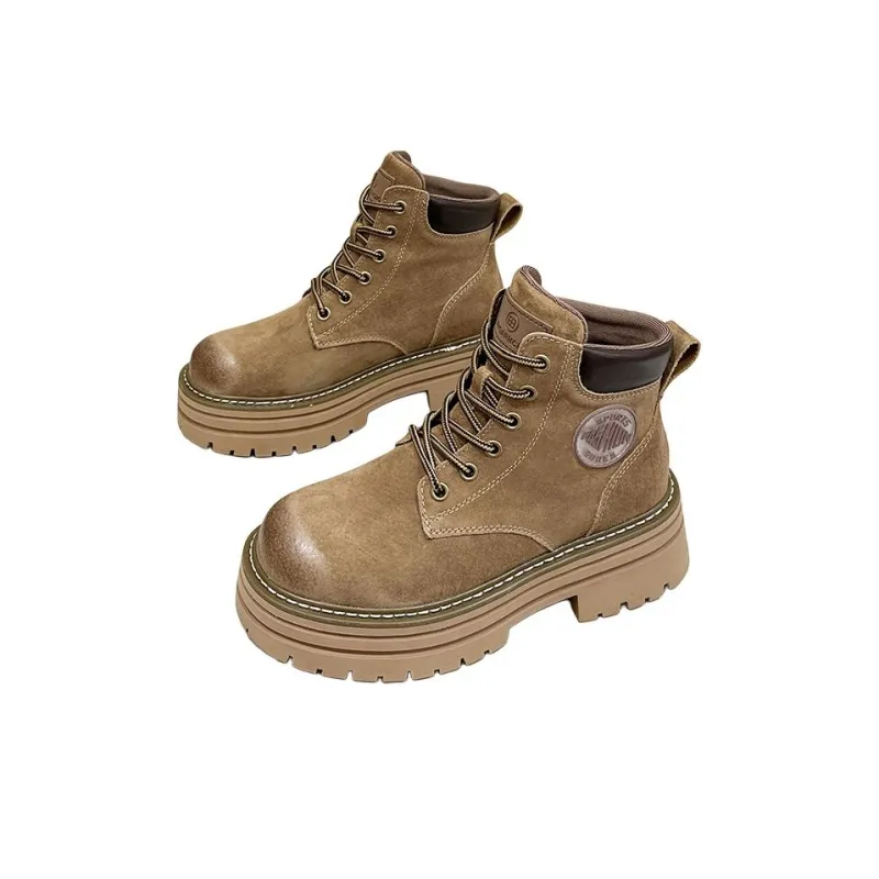 GIGIRYO Ankle Boots Height Increasing 8cm Women's-5