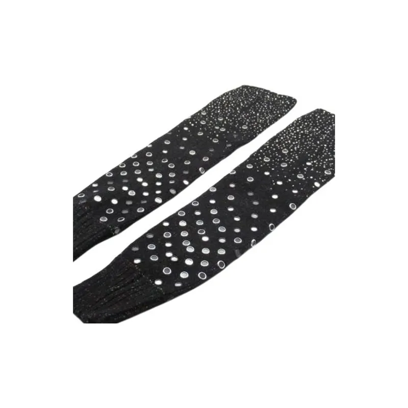 CHANEL 1986 1988 Stud embellishment Arm Covers-2