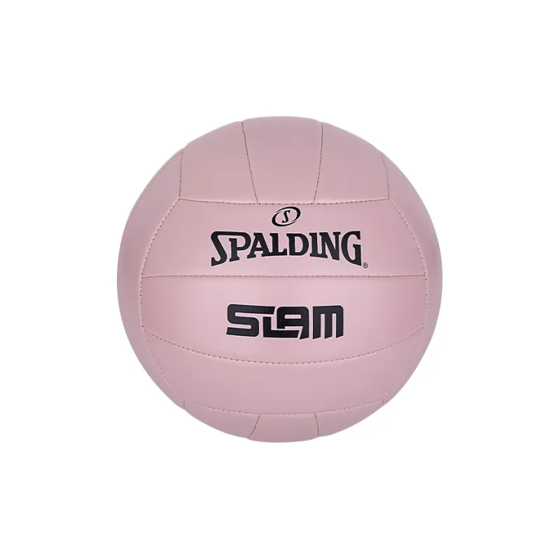 SPALDING Slam Series Machine Sewn PVC Leather Surface Size 5 Volleyball Unisex Pink-0