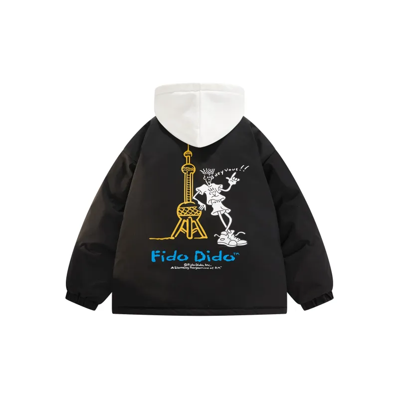 FIDO DIDO Puffer Jackets Unisex-1