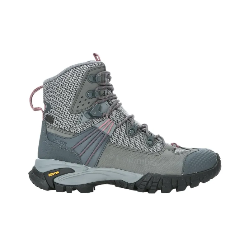 Columbia Abrasion Resistant Mid Top Hiking Shoes Women's Titanium Gray Steel-1