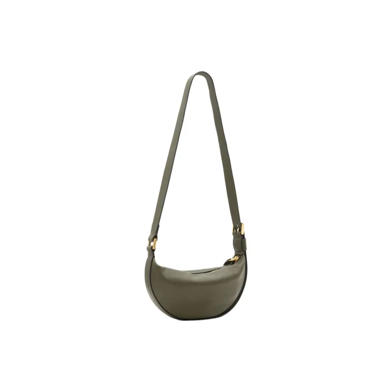 ALLSAINTS Cow Leather Shoulder Bag Women's Army Green-2