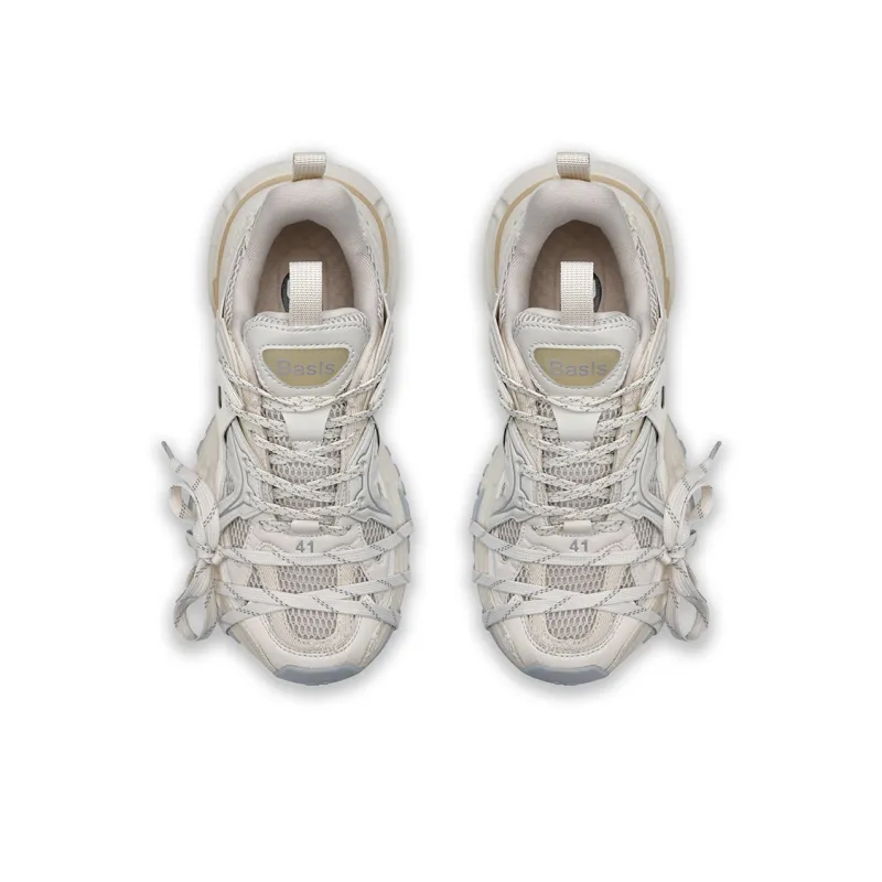 K-WANG Paris Breeze Anti-Slip And Wear-Resistant Height Increasing Low-Top Chunky Sneakers Men's-3