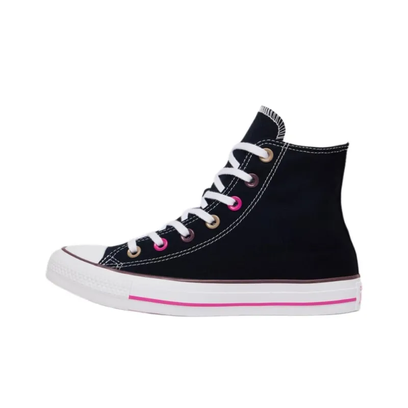 Converse All Star Anti Slip Wear Resistant High Top Canvas Shoes Unisex Black-0