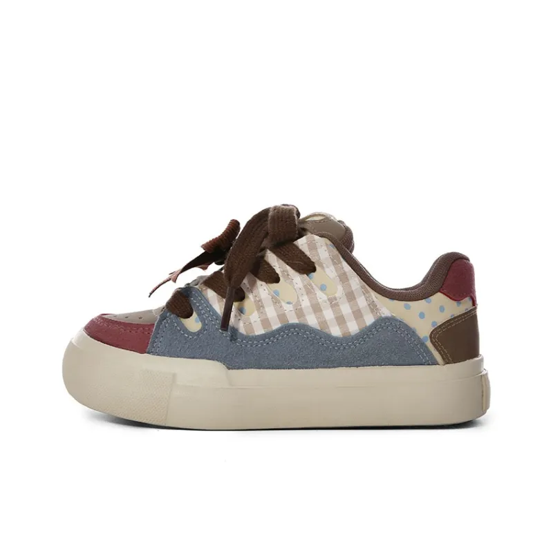 Cob Wear resistant And Lightweight Low Top Skateboard Shoes Women's-7