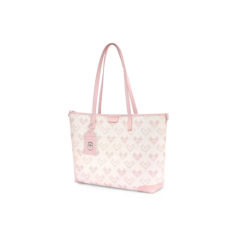 ROSEDAWN PVC Shoulder Bag Tote Regular Women's Pink/Black-1