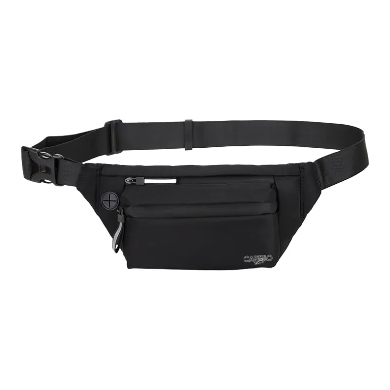 CARTELO Nylon Fabric Shoulder Bags Fanny Pack Sling Bags Regular Unisex Black/Camouflage-0