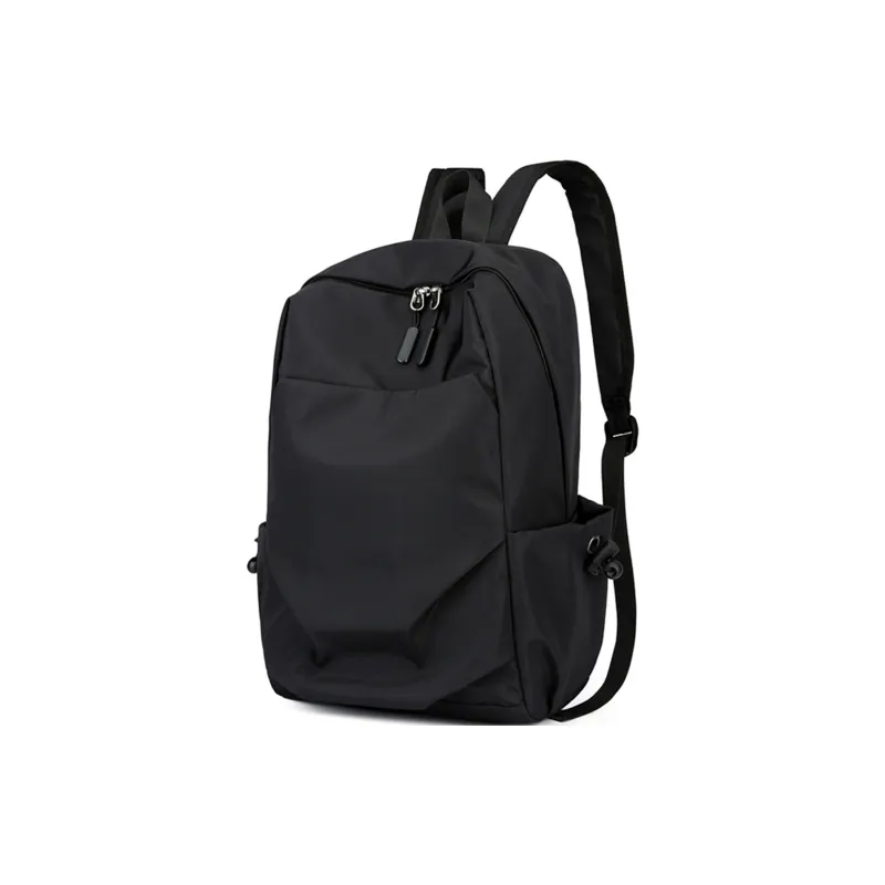 TAKI Oxford Commute To School Casual Versatile Student Backpack For Class Regular Unisex Black/Gray/Blue-1