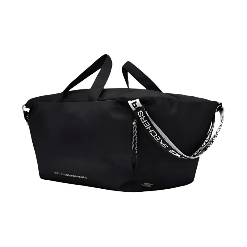 Skechers Fabric Portable Travel Bag Regular Unisex Carbon Black-1