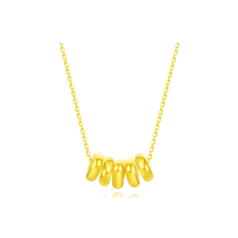 Fortune Gold Box Necklaces Unisex-10