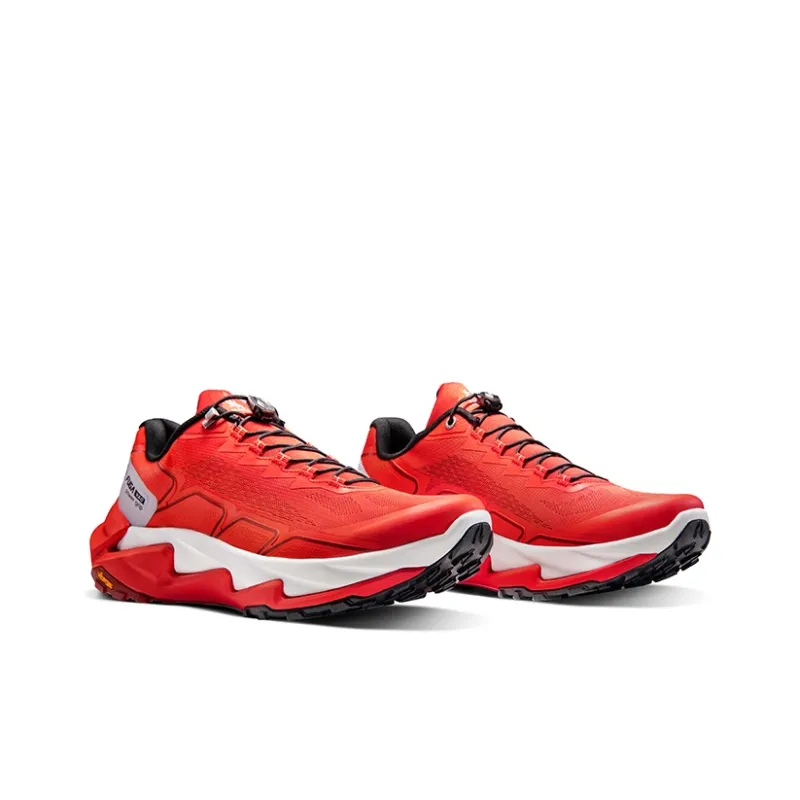 KAILAS FUGA YAO Outdoor Anti Twist Carbon Core Cushioning Slip Resistant Trail Running Hiking Shoes, Tomato Red-4