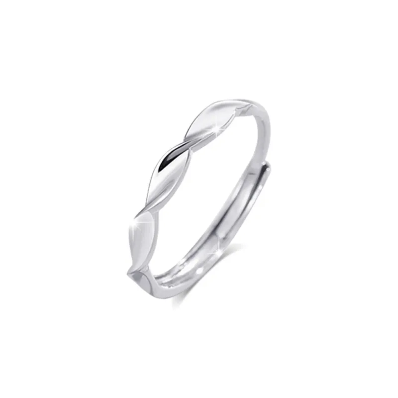 KUMET Sterling Silver Rings Unisex Couple Couple Rings-10