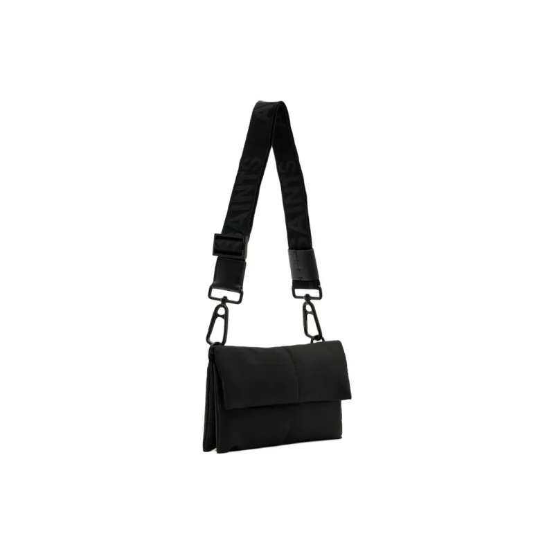 ALLSAINTS Recycled Polyester Shoulder Bag Women's Black-1