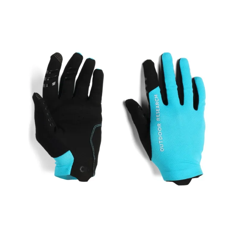 Outdoor Research Nylon Elastane Polyurethane Polyester Sports Gloves Unisex Blue Black-0