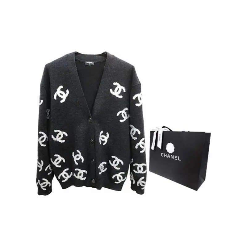 CHANEL SS22 Knitwear Women's Black-1
