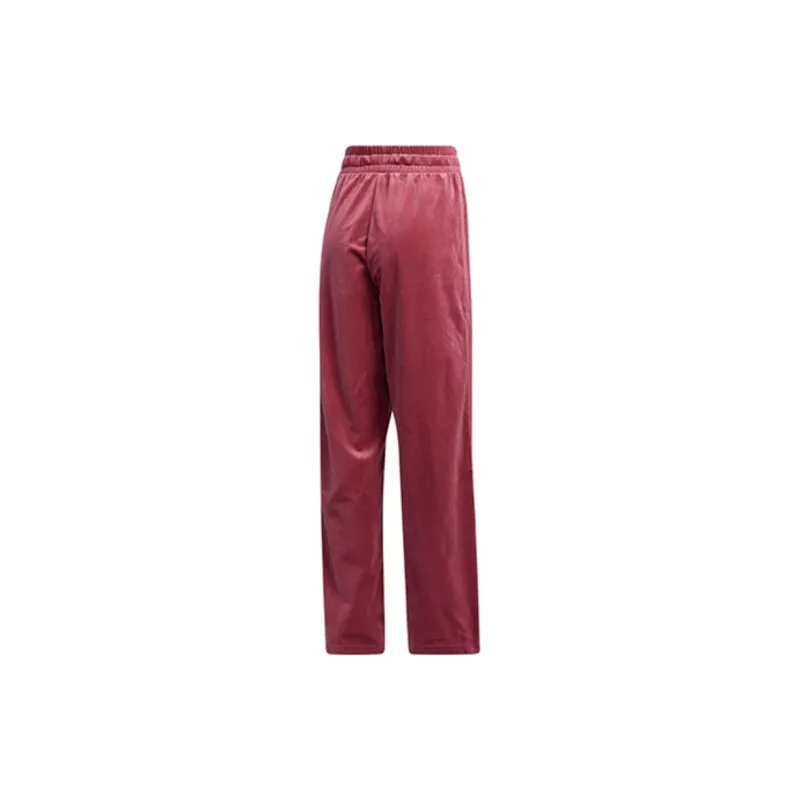 Adidas Originals Knitted Sweatpants Japan Version Women's Dark Reddish Purple-1