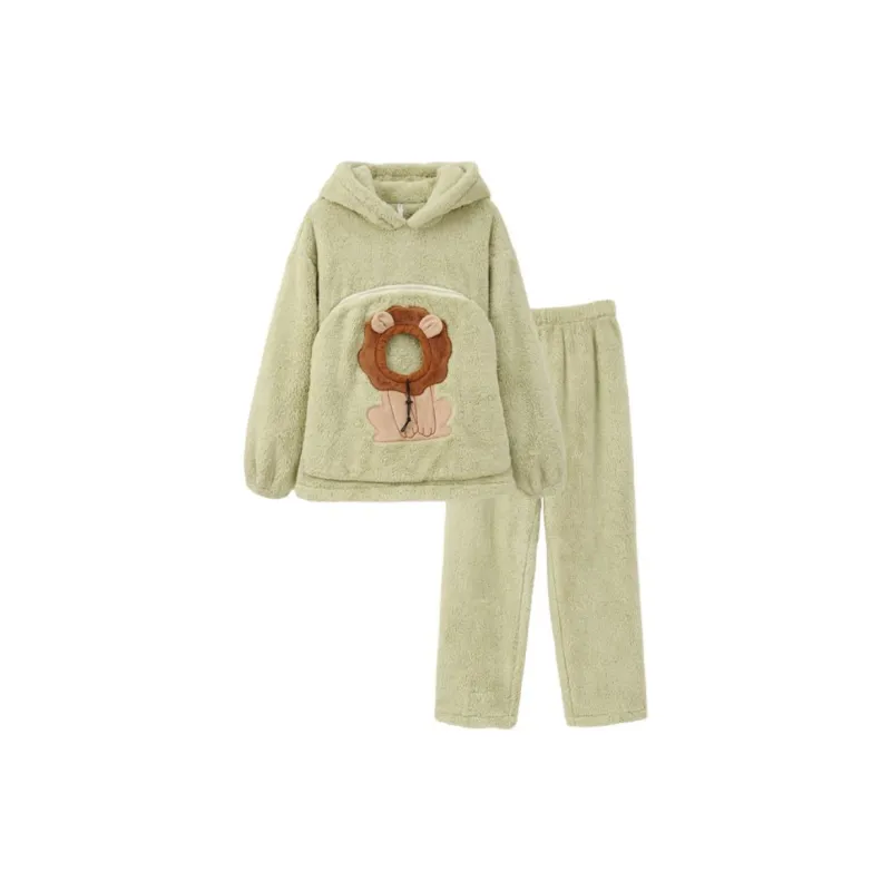 Aannsfam Pajama Set Women's Deep Grass Green-0