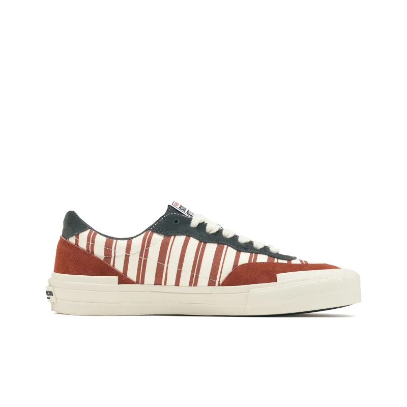 Vision Street Wear Flat Top Low Top Skateboard Shoes Unisex Russet Red-1
