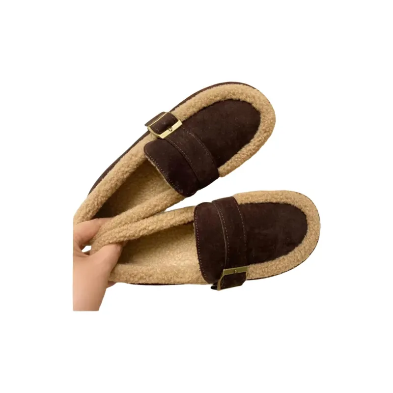 Yamada Hyakuju Home Slippers Coffee, Khaki-6