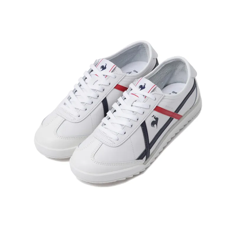 Le Coq Sportif Popolar Classic Anti Slip Wear Resistant Low Top Casual Shoes Unisex White-1