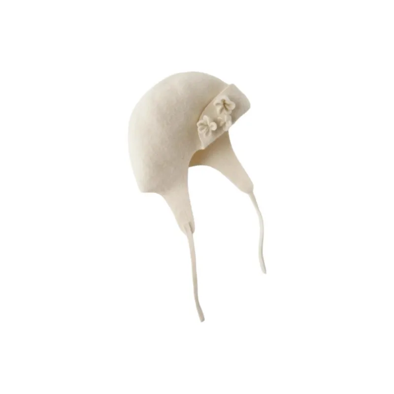 ZARA Wool Hats & Caps Kids' White-2