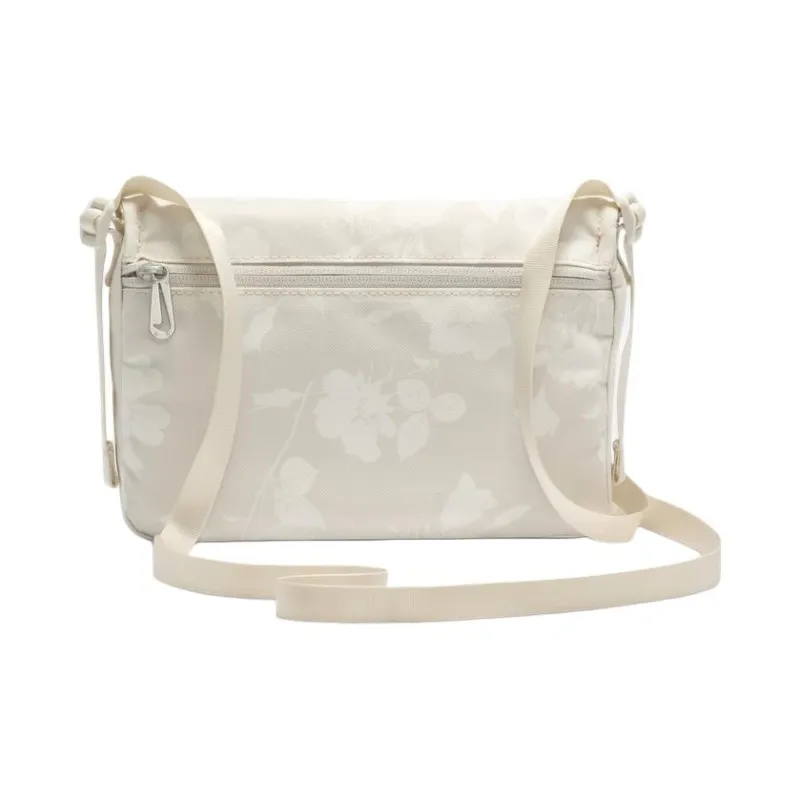 Nike Sportswear Fabric Crossbody Bag Women's Light Earth Umber & Sail White-2
