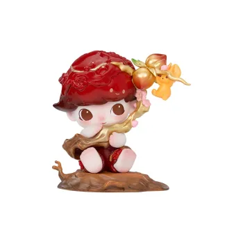 POP MART DIMOO Golden Peaches Hanging Heavy On The Branches Hang Tag Box