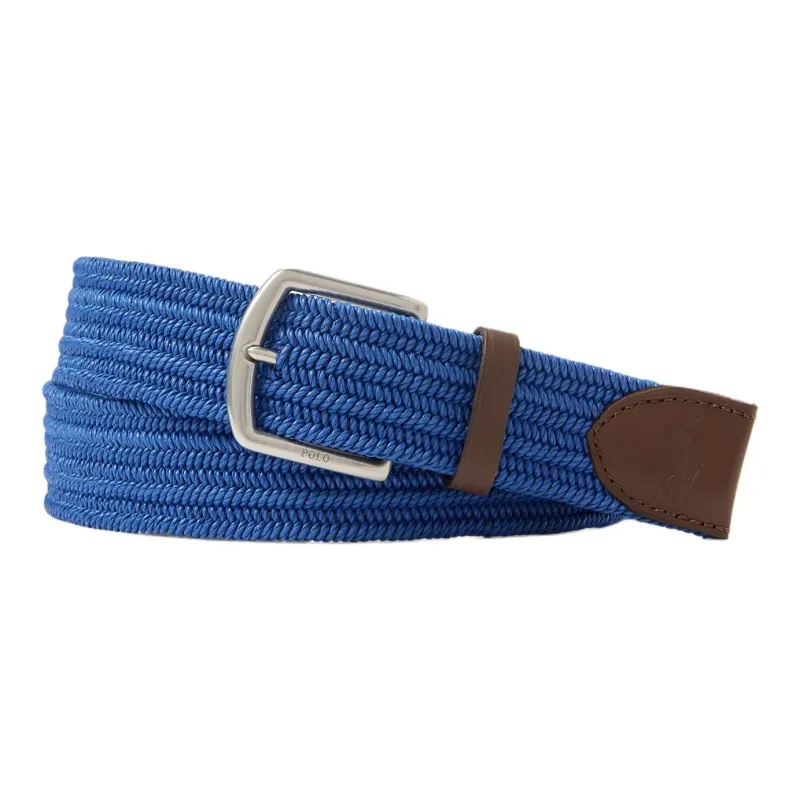 Polo Ralph Lauren Cotton Belt Men's Blue Width: 3.2CM-0