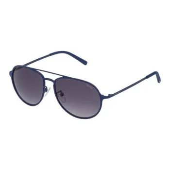 Sting Metal Aviator Sunglasses Men's Blue