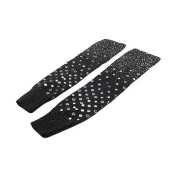 CHANEL 1986 1988 Stud embellishment Arm Covers