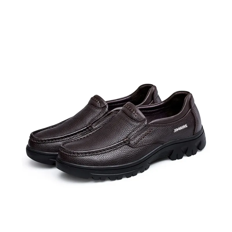 King Jinmai Leather Shoes Casual Shoes Men's-6
