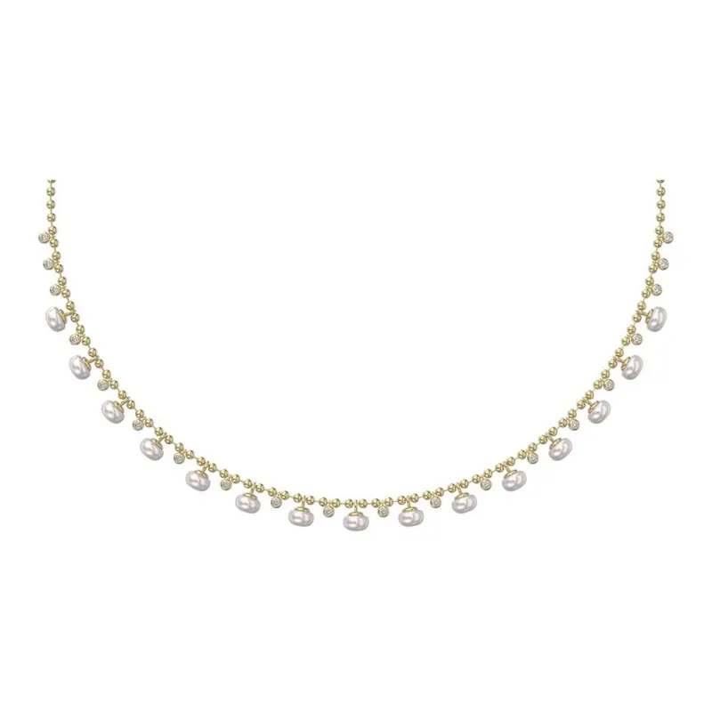 ZHENZHUAOMI Freshwater Pearl Necklaces Women's-1