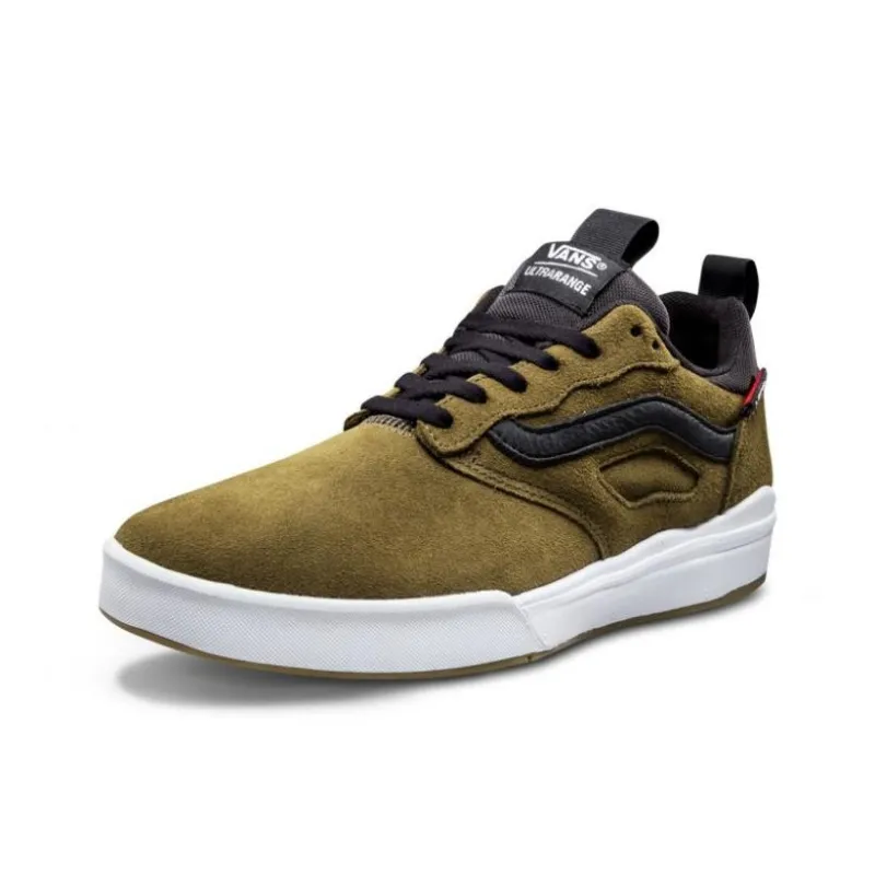 Vans UltraRange Pro Slip-Resistant Low-Top Skateboard Shoes Unisex Green-1