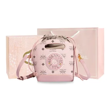 MISS GAIL Synthetic Leather Shoulder Bag Crossbody Bag Handbag Regular Women's Pink/Black White/Beige Yellow