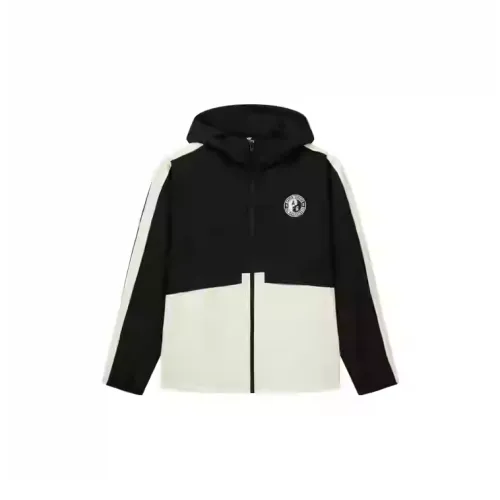 361° Trench Coat Men's Super Black/Peeling Matte White