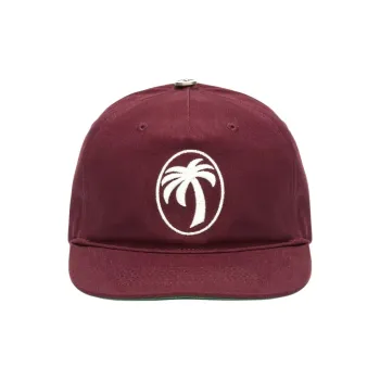 PALM ANGELS Polyester Cotton Baseball Caps Women's Red